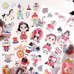Circus Troupe PVC Waterproof Stickers