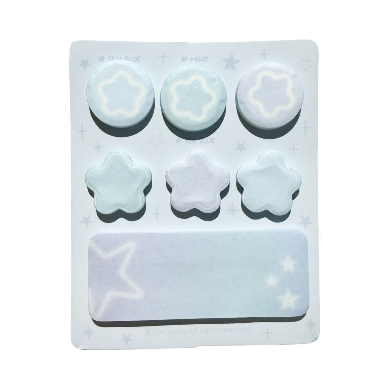 Rosyposy Gradient Creamy Eyeshadow Palette Sticky Notes 7x30 sheets