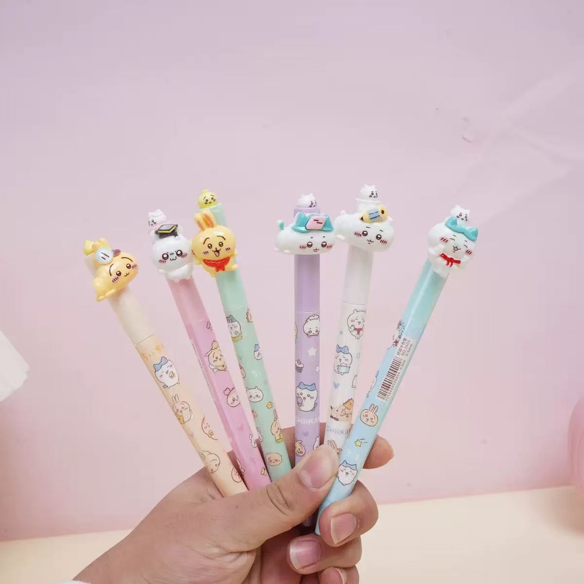 Chiikawa Cute Twist Gel Pen 0.5mm Black Ink Assorted