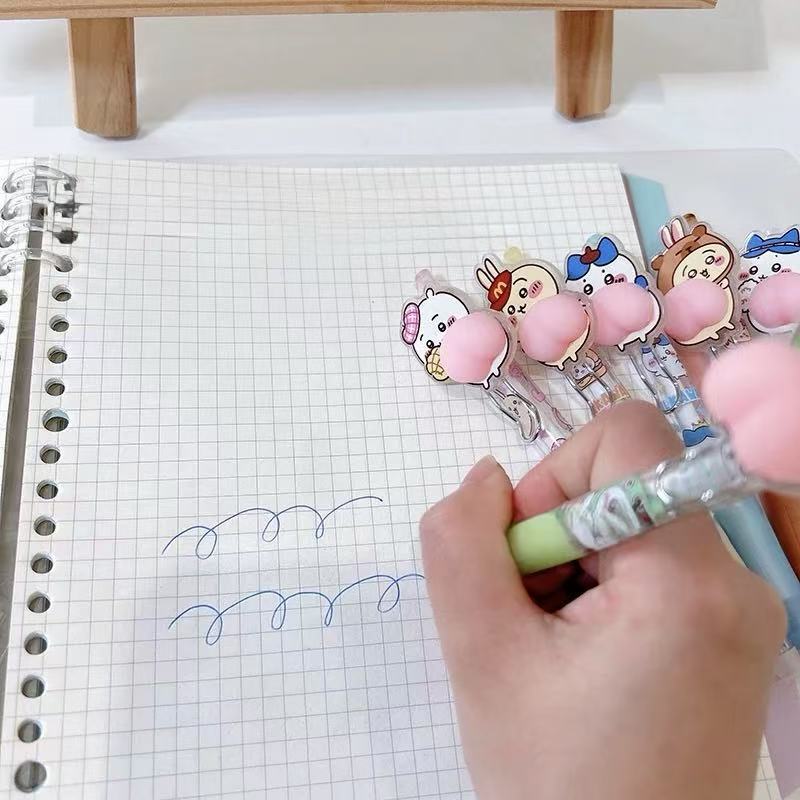 Chiikawa Squishy Erasable Pen 0.5mm Blue Ink Assorted