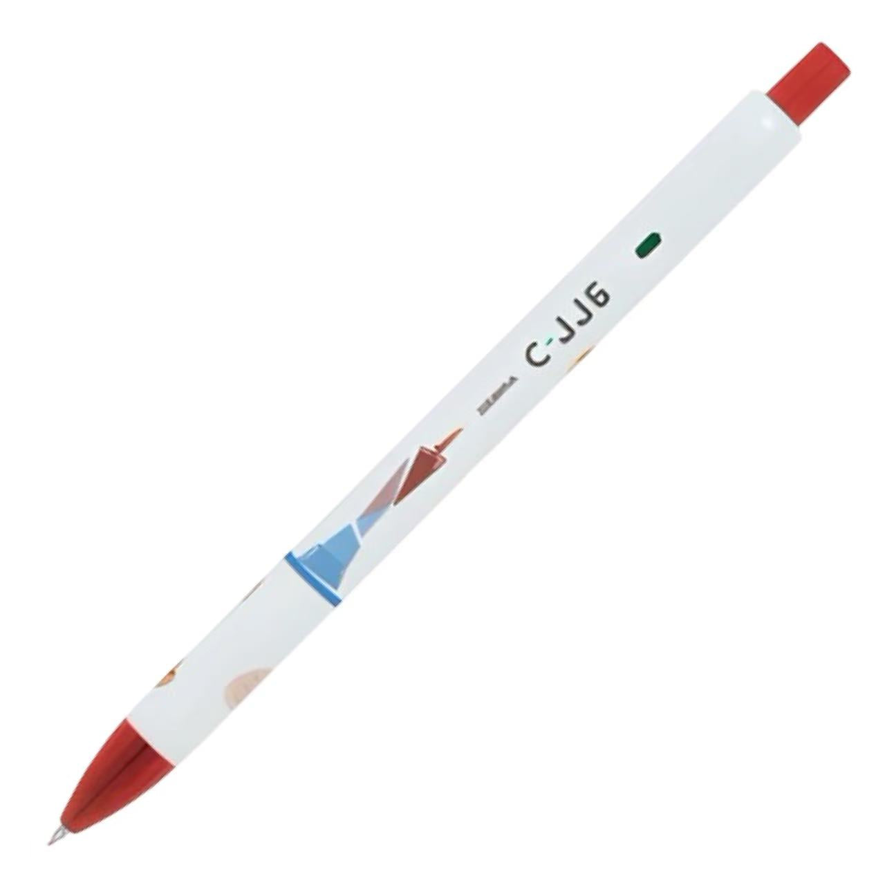 Zebra Travel Series Rainbow Gel Pen 0.5mm Red Ink - Canton Tower