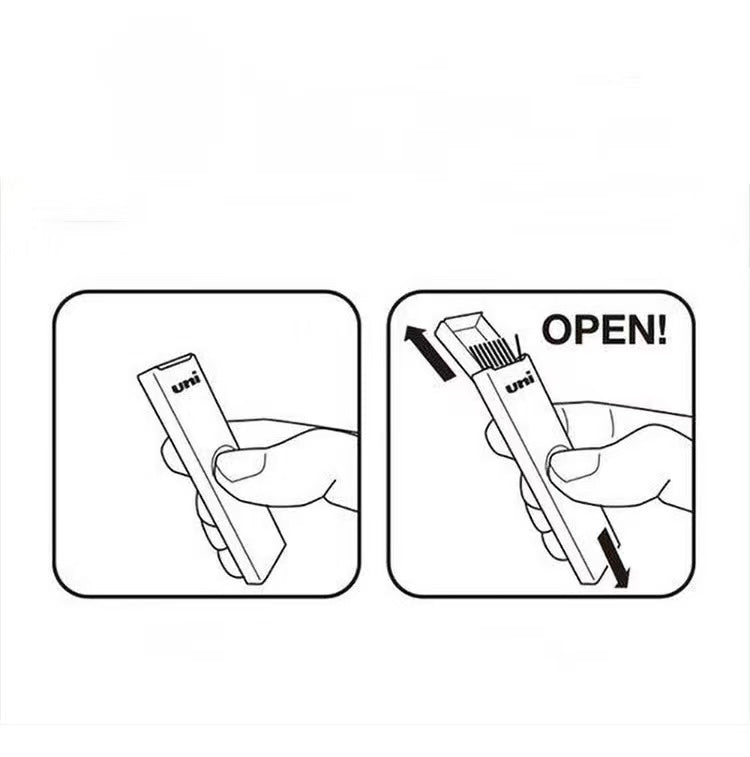 Uni Smudge-Proof Leads 0.5x60mm 40pcs