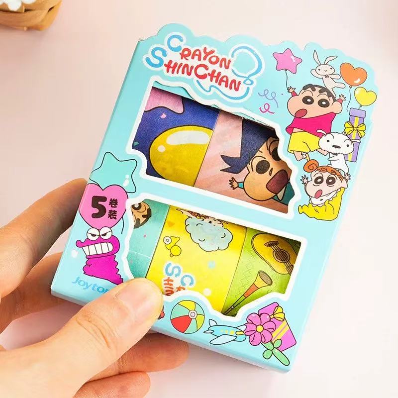 Shin-Chan Washi Tape Set 5 Rolls