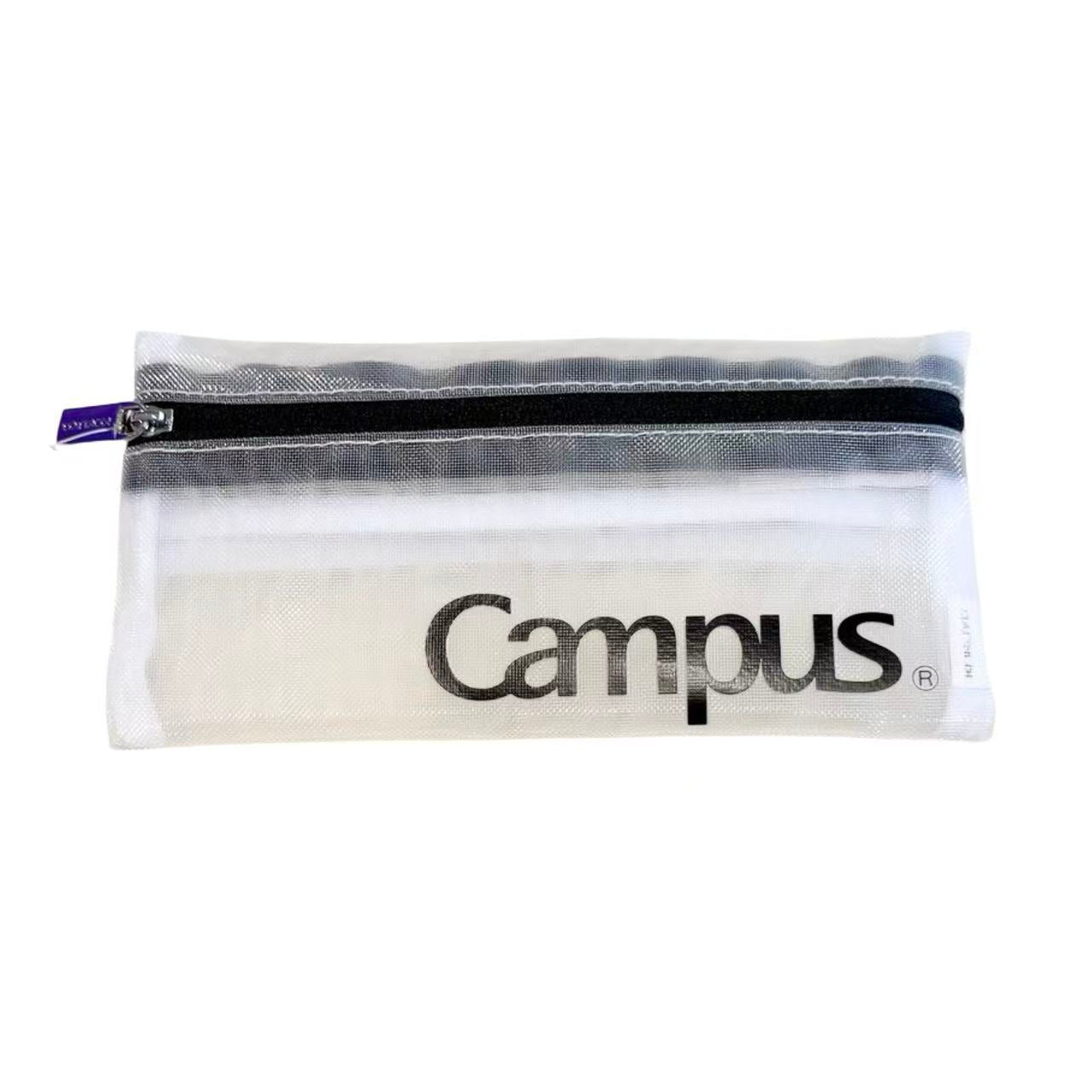 Campus Transparent Mesh Pencil Case