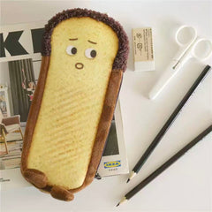 Toast Bread Plush Pencil Case 90×230 mm