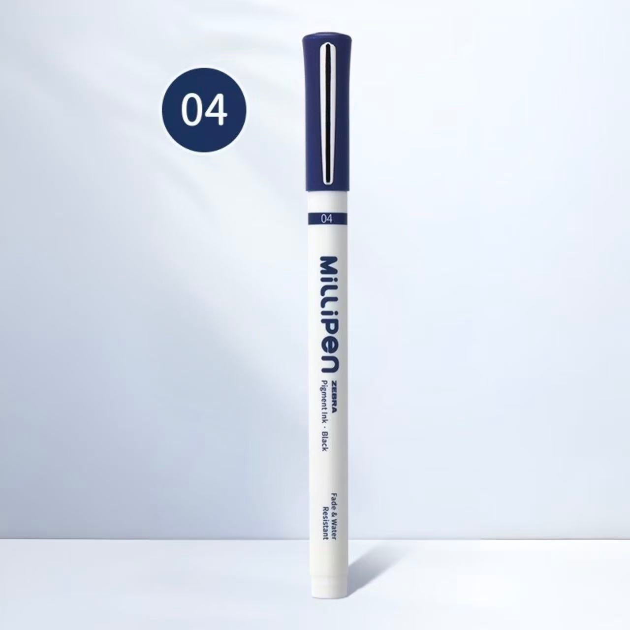ZEBRA Millipen Pigment Ink Black
