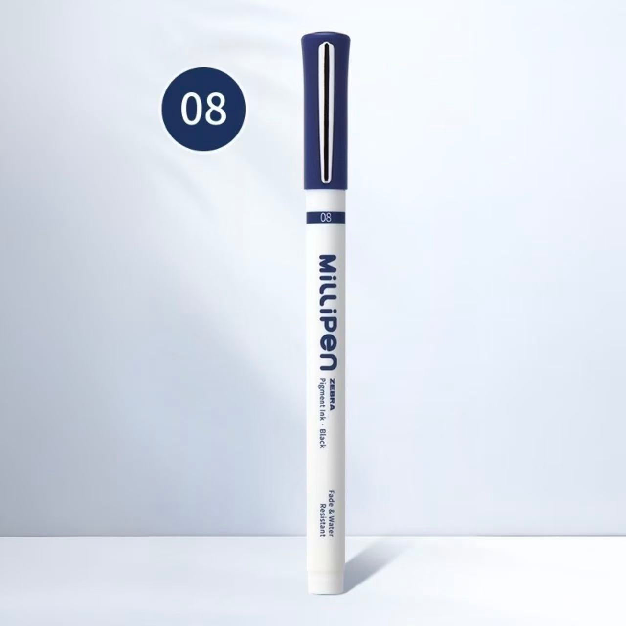 ZEBRA Millipen Pigment Ink Black