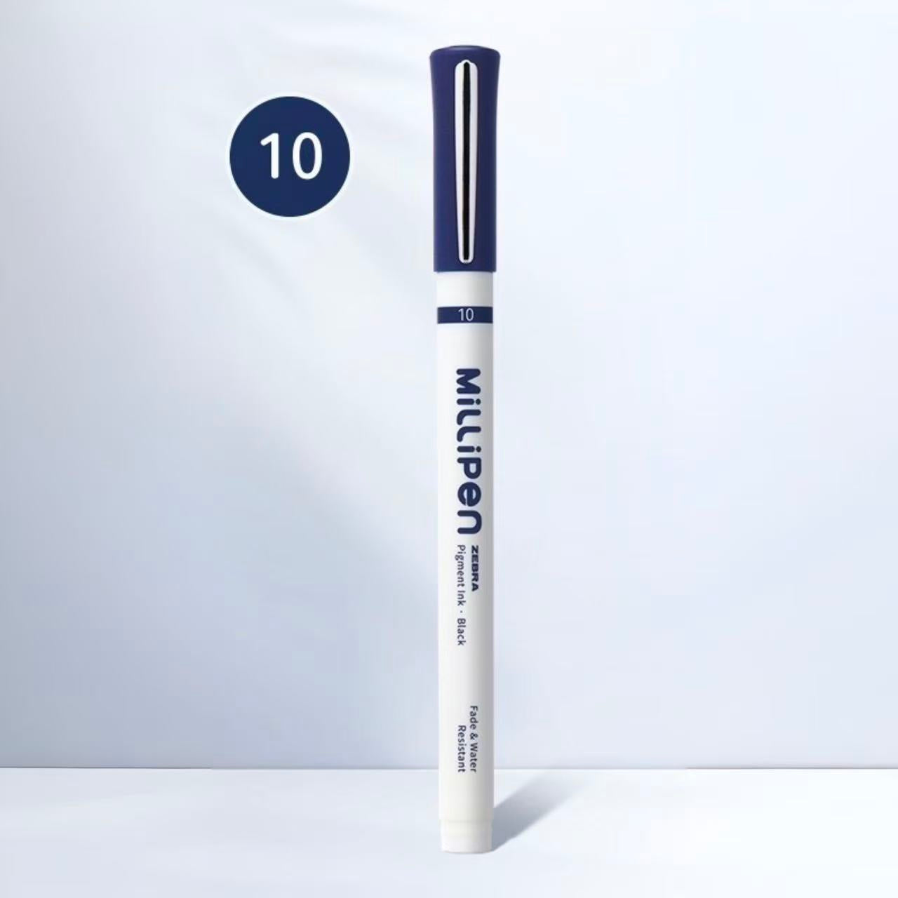 ZEBRA Millipen Pigment Ink Black