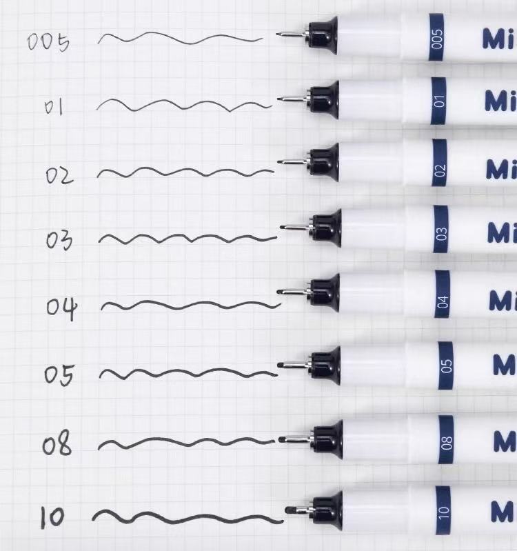 ZEBRA Millipen Pigment Ink Black