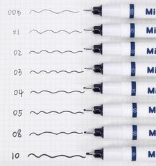 ZEBRA Millipen Pigment Ink Black