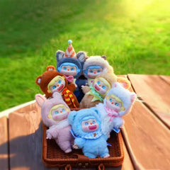 Papa Be Born Party Plush Keychain Blind Box