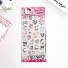 Sanrio Gold-Foil Crystal Jelly Sticker