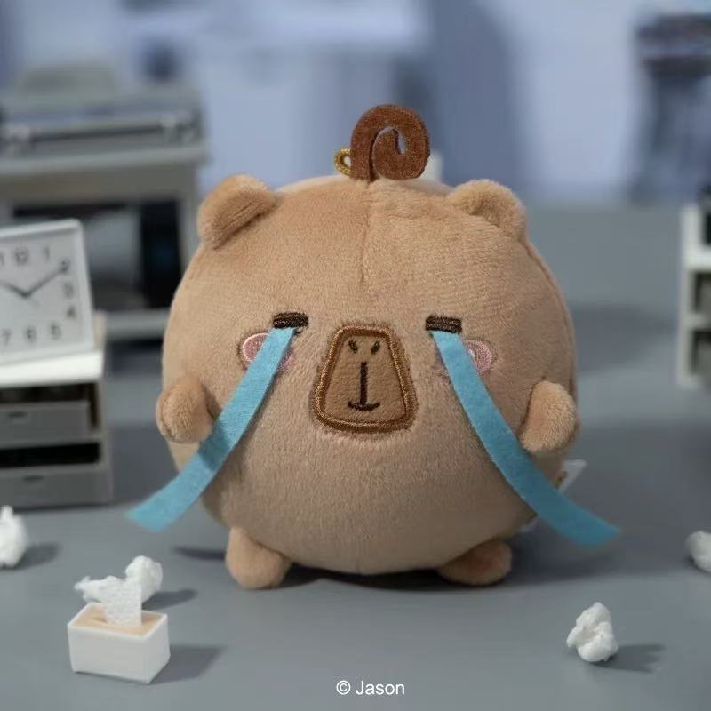 Capybara Plush Squishy Keychain Blind Box