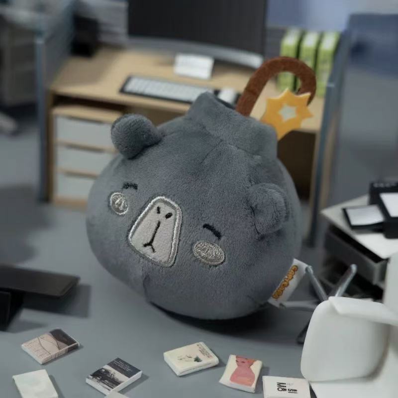 Capybara Plush Squishy Keychain Blind Box