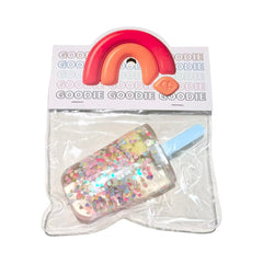 Glitter Ice Block Taba Squishy 12cm Assorted