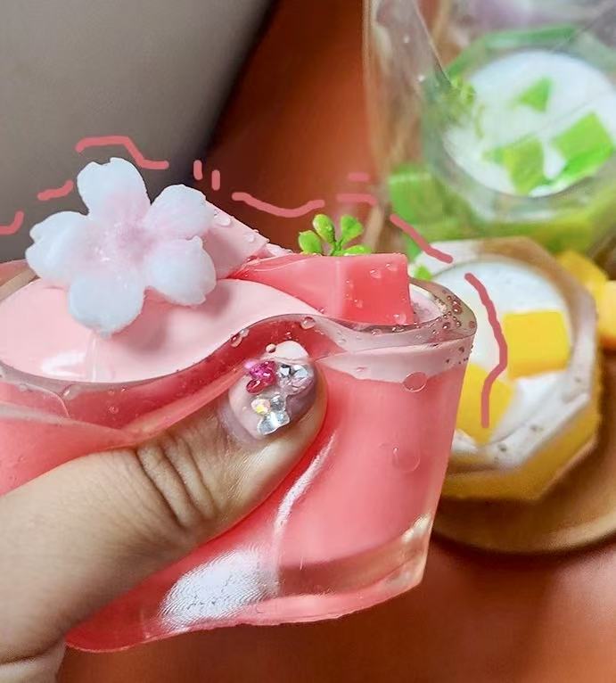 Fruit Milkshake Cup Squishy Assorted