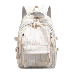 Light & Roomy Travel Backpack 46×32×19cm White