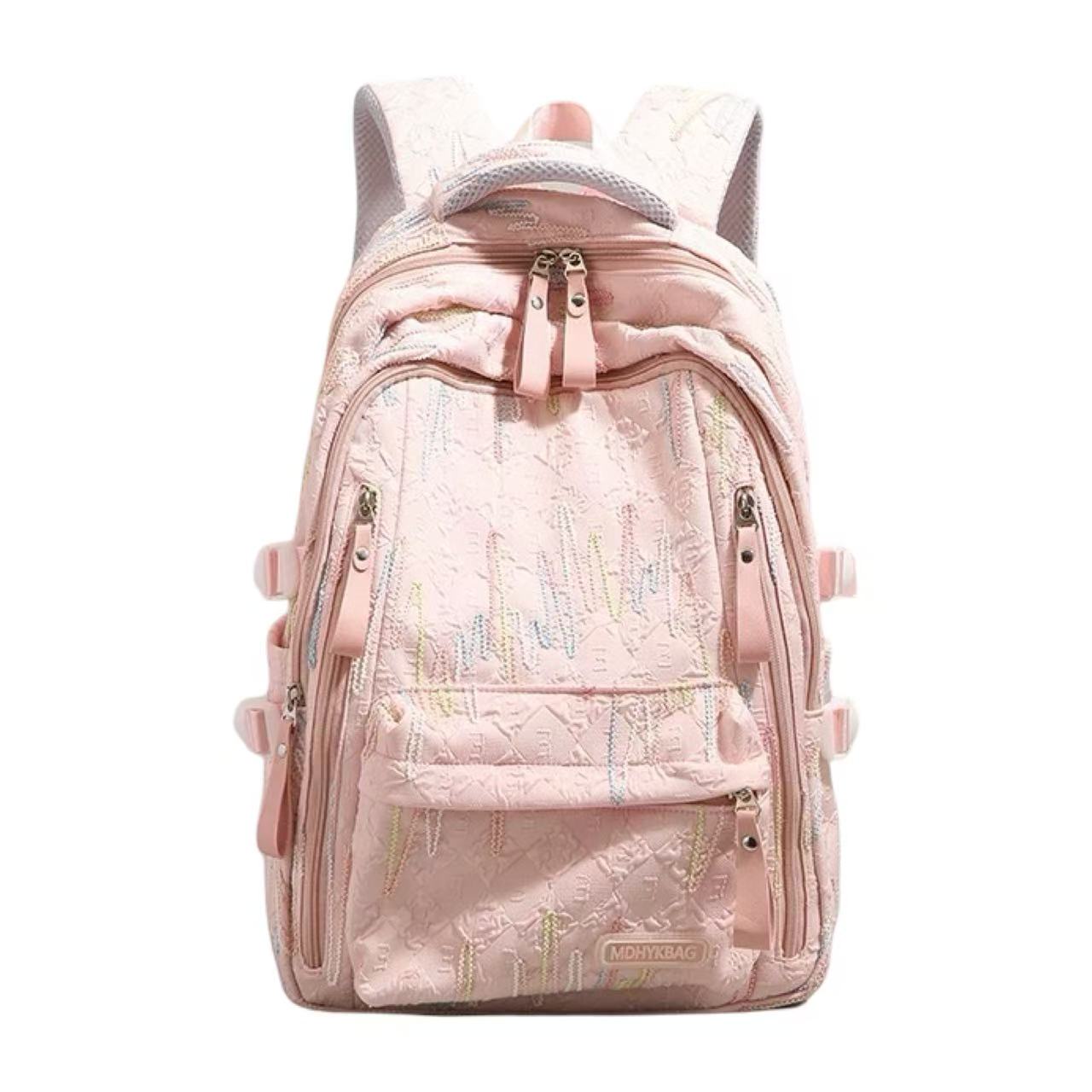 Light & Roomy Travel Backpack 46×32×19cm Pink