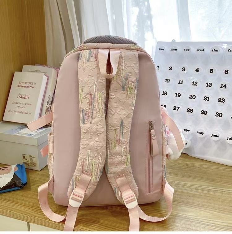Light & Roomy Travel Backpack 46×32×19cm Pink