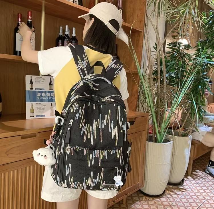 Light & Roomy Travel Backpack 46×32×19cm Black