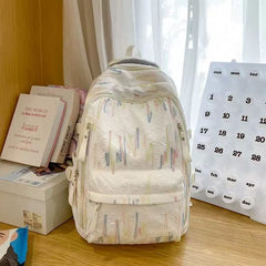 Light & Roomy Travel Backpack 46×32×19cm White