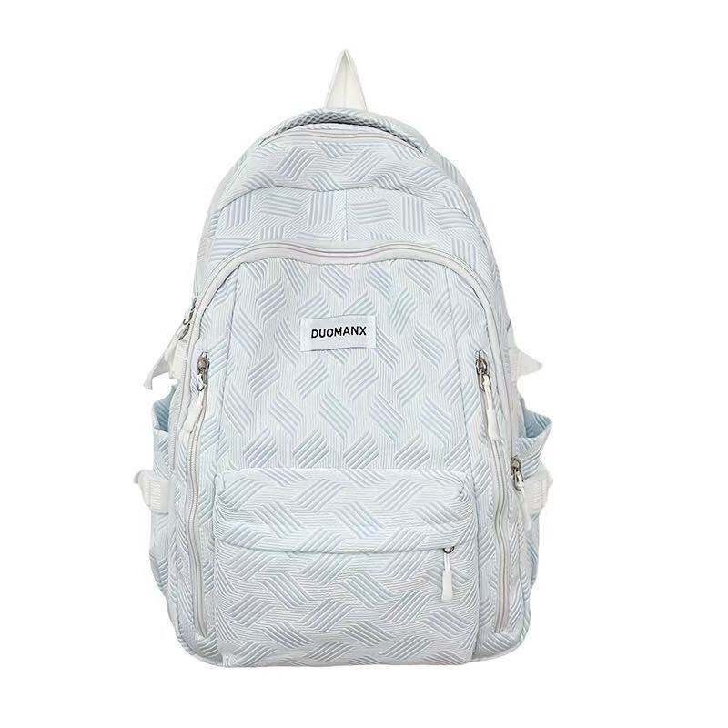 Light & Roomy Striped Backpack – 45×30×14cm