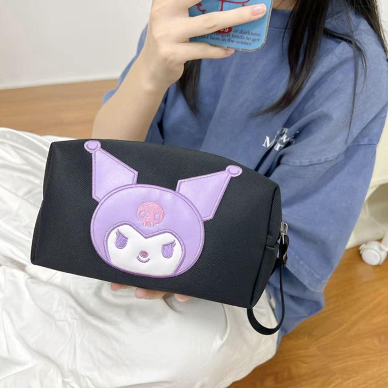 Kuromi Cute Makeup & Pencil Bag