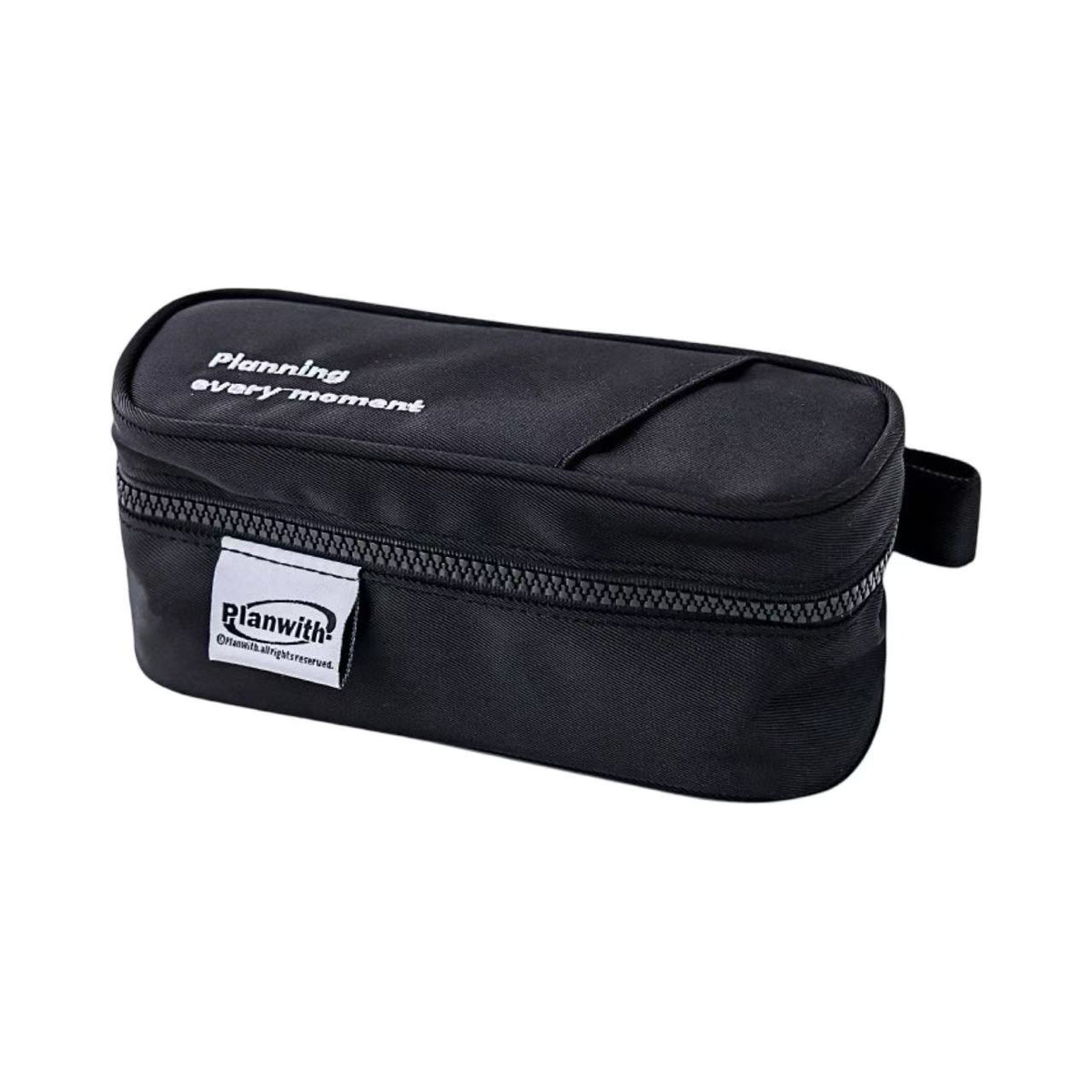 Planwith Opening Pencil Case 207 × 90 × 80 mm Black