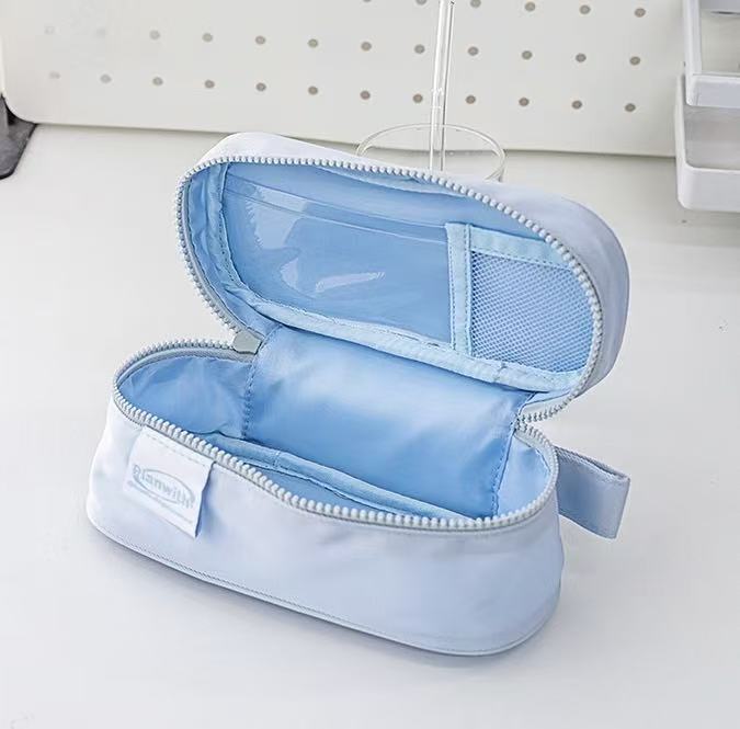 Planwith Opening Pencil Case 207 × 90 × 80 mm Blue