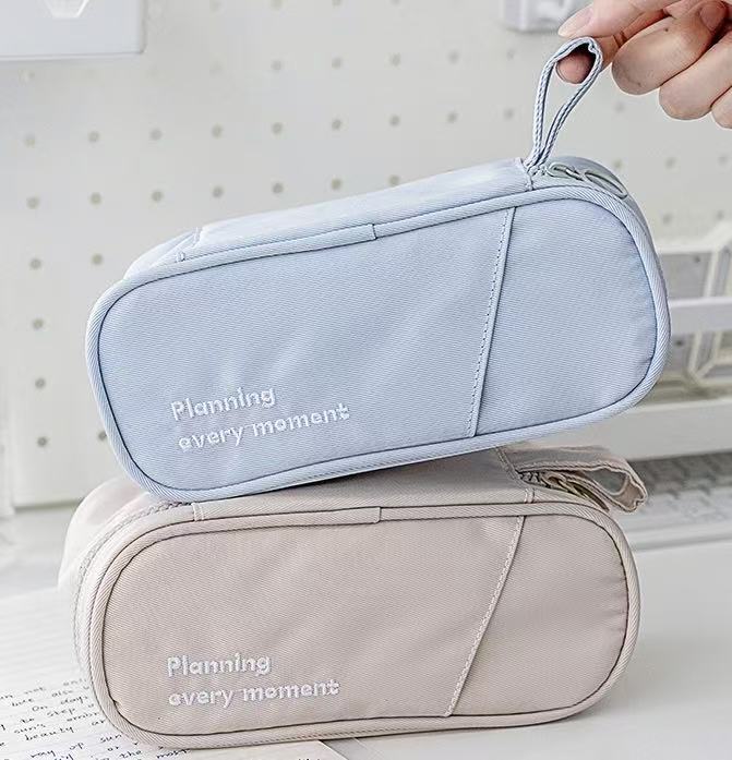 Planwith Opening Pencil Case 207 × 90 × 80 mm Blue