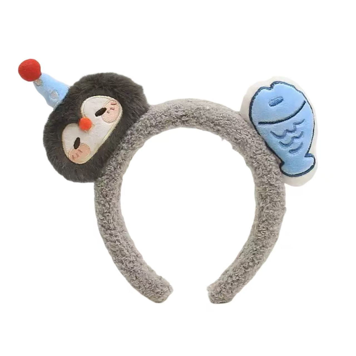 Plush Penguin & Fish Headband