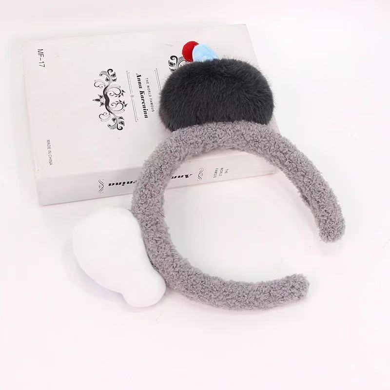 Plush Penguin & Fish Headband