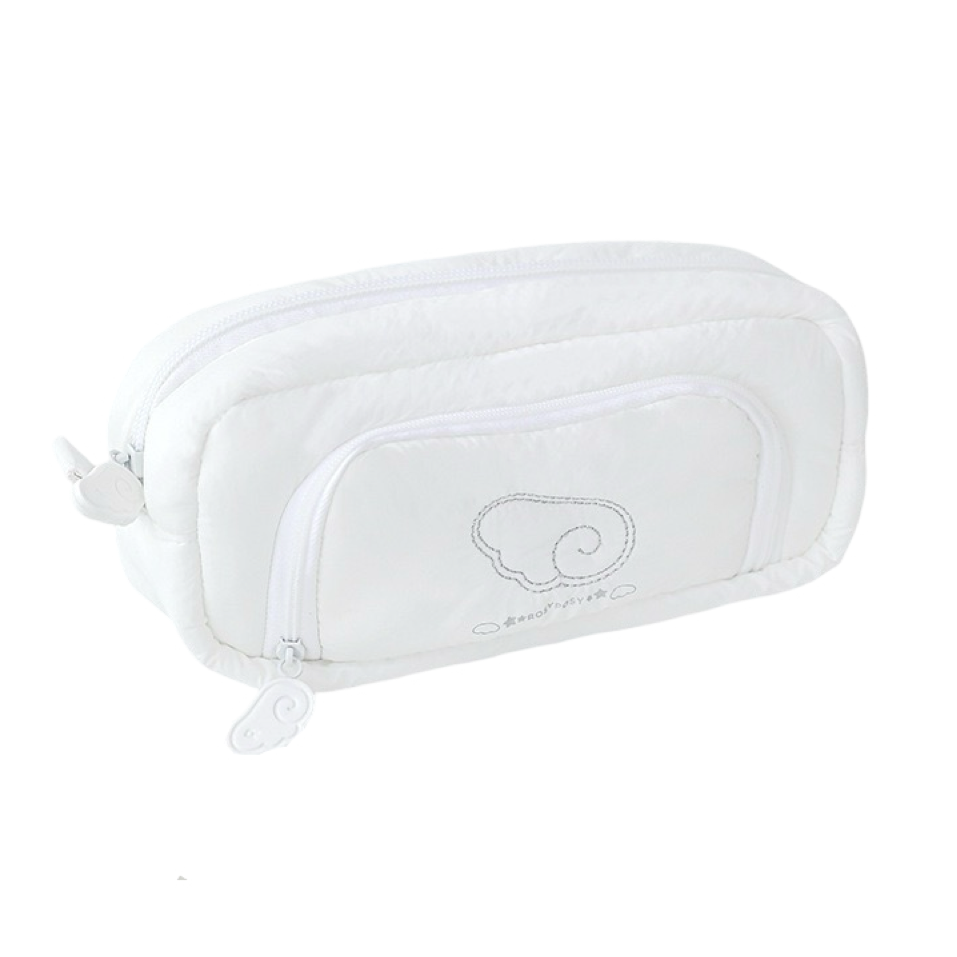 RosyPosy Angel Wing Plush Pencil Case 192 × 55 × 100 mm White