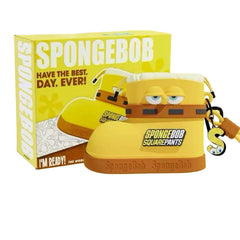 SpongeBob Series Silicone Boot-Shaped Earphone Case & Coin Purse Keychain