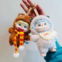 Papa Be Born Party Plush Keychain Blind Box