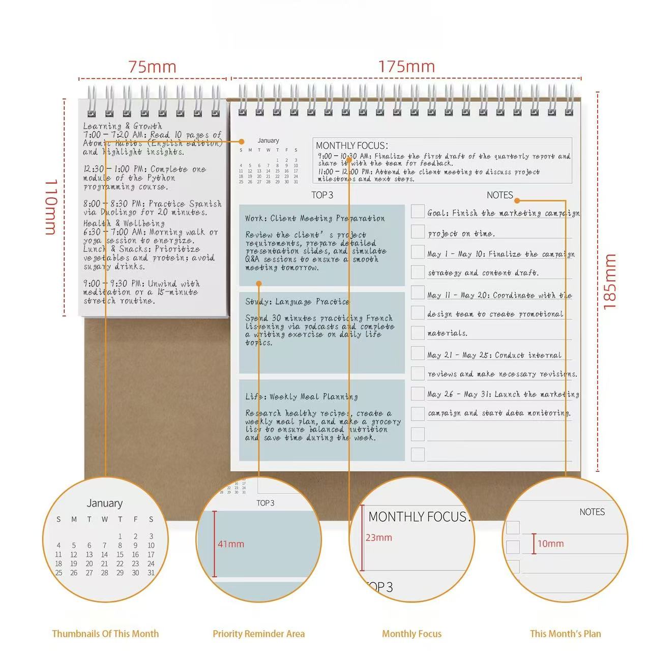 2026 Desktop Calendar Assorted