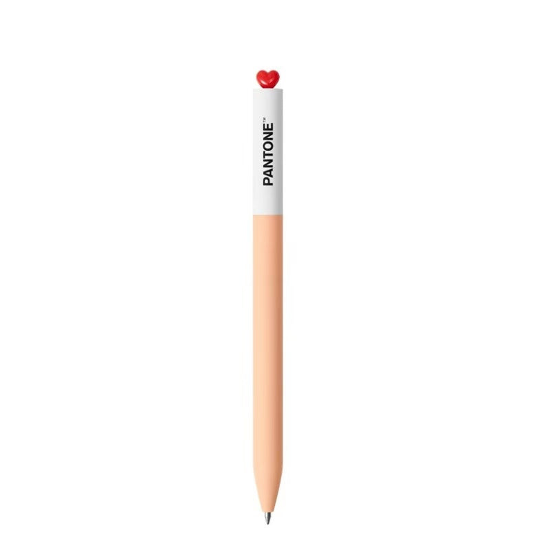 Pantone × Kaco Collaboration Gel Pen 0.5mm Black Ink Peach Fuzz