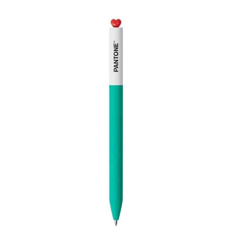Pantone × Kaco Collaboration Gel Pen – 0.5mm Black Ink Emerald
