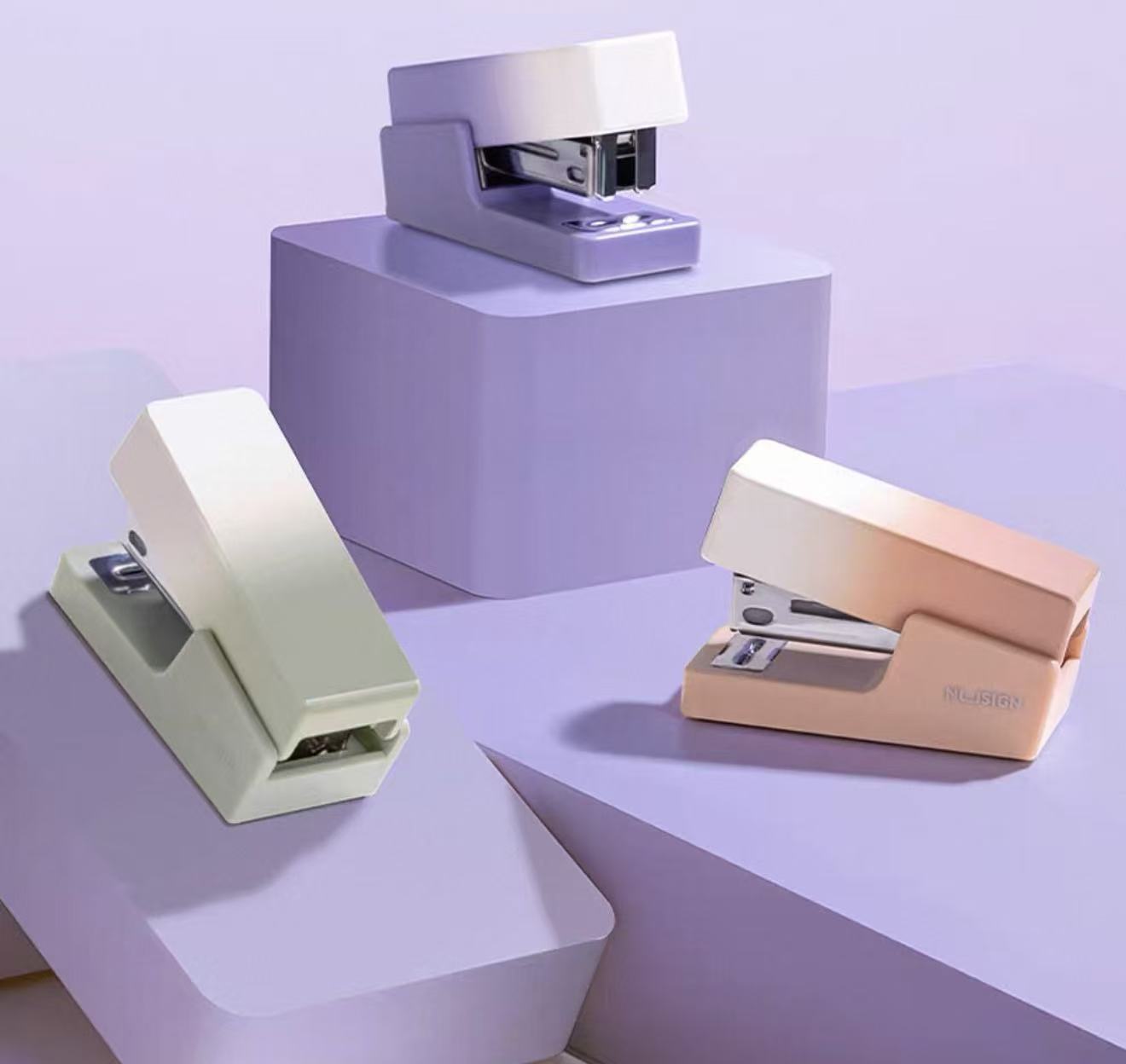 Mini Gradient Square Stapler with 830 Staples