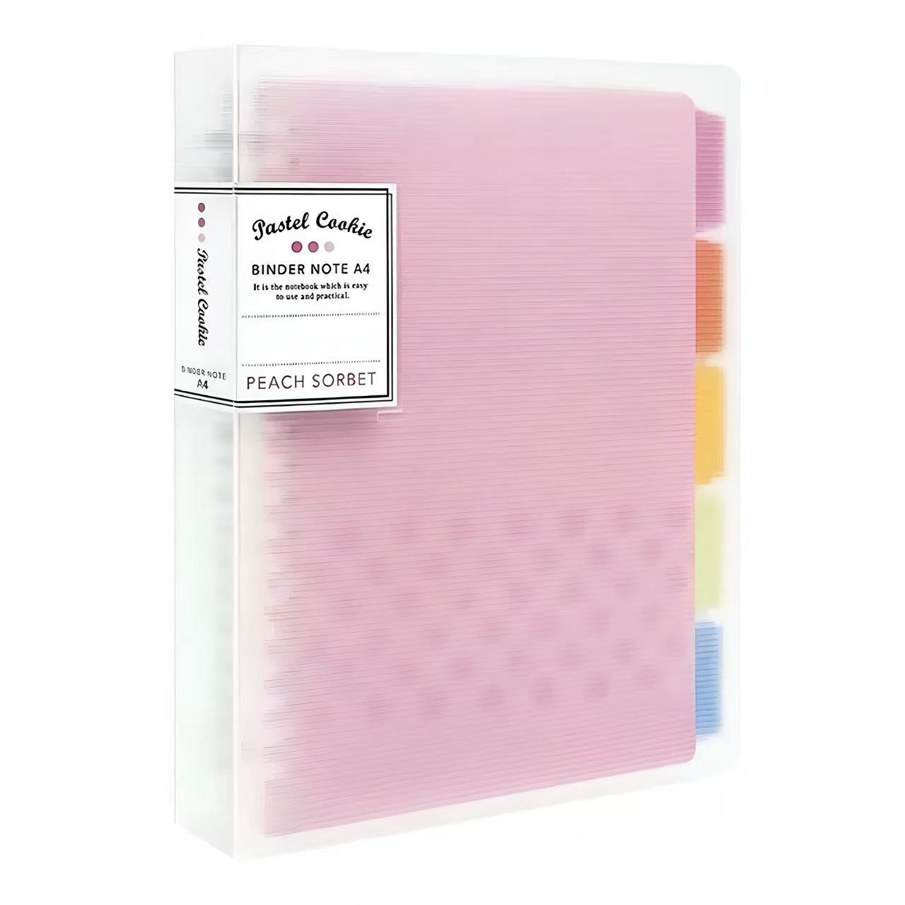 Kokuyo Campus Semi-Transparent Pastel Cookie Binder Notebook A4 40 Sheets