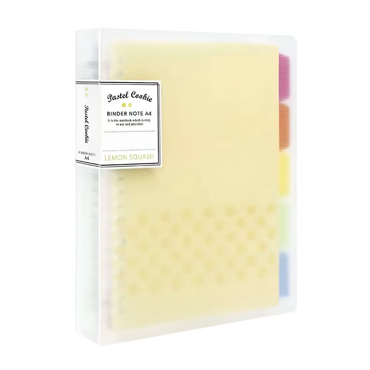 Kokuyo Campus Semi-Transparent Pastel Cookie Binder Notebook A4 40 Sheets