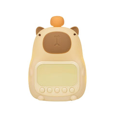 Capybara Squishy Silicone Night Light Alarm Clock