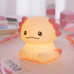 Axolotl Squishy Silicone Night Light