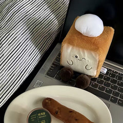 Cube Friends Plush Squishy – Toast Buddy
