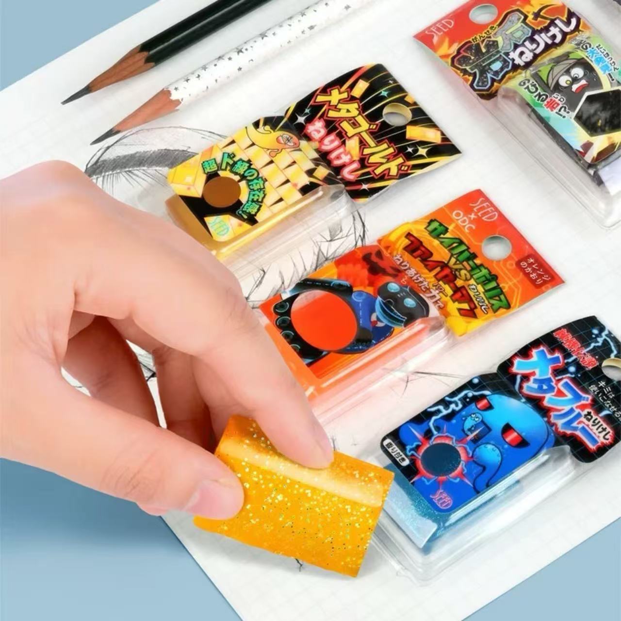 SEED Jelly Kneaded Eraser Clear Scented Series - Cola