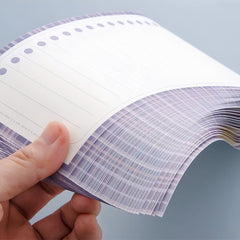 Rectangular Target List Notepad 50 Sheets 91×256 mm