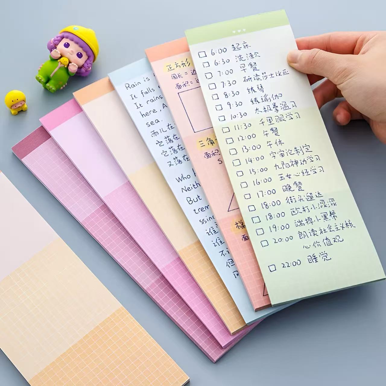 Rectangular Square Notepad 50 Sheets 91×256 mm – Goodie Goodie