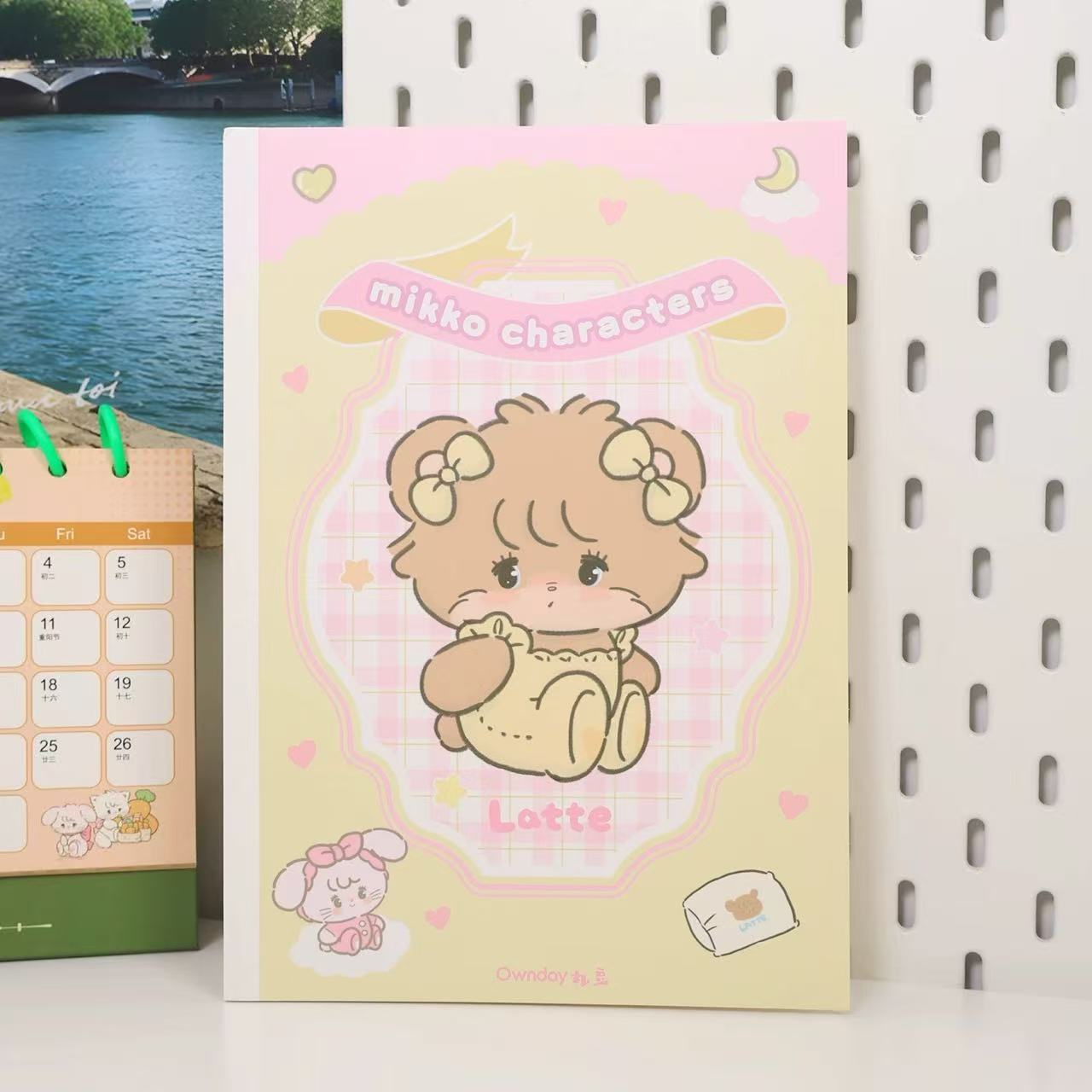 Mikko Characters B5 Ruled Notebook 40 Sheets Assorted