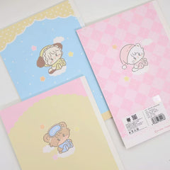 Mikko Characters B5 Ruled Notebook 40 Sheets Assorted