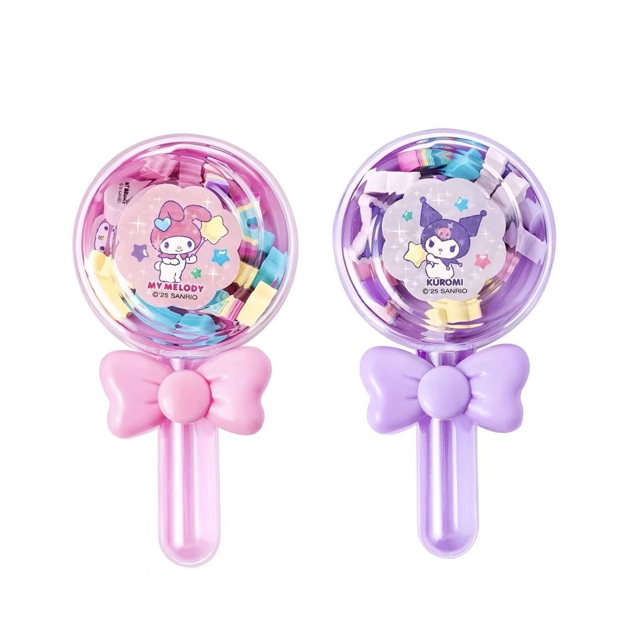 Sanrio Characters Lollipop Box Mini Erasers 20 Pieces